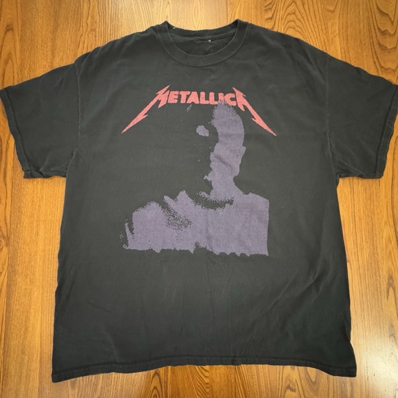 Metallica Black‎ Men's 2021 Wherever I May Roam Tour DS Graphic Band Tee Size XL - Picture 2 of 4